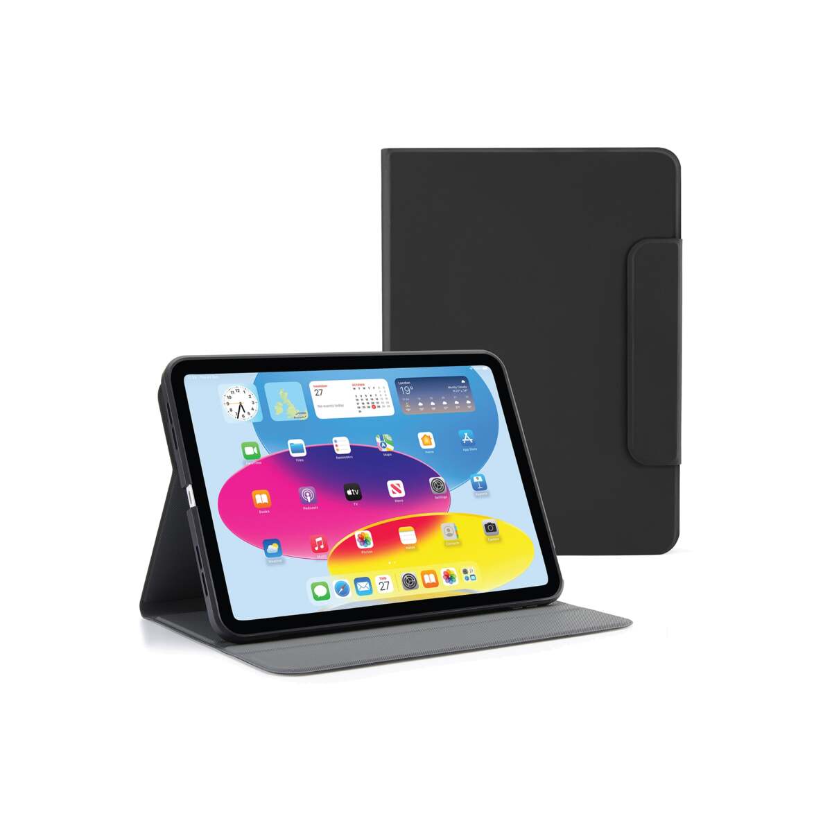 Kryt na iPad Air Pipetto Origami No5 Rotating Folio Case - černý - iSTYLE CZ