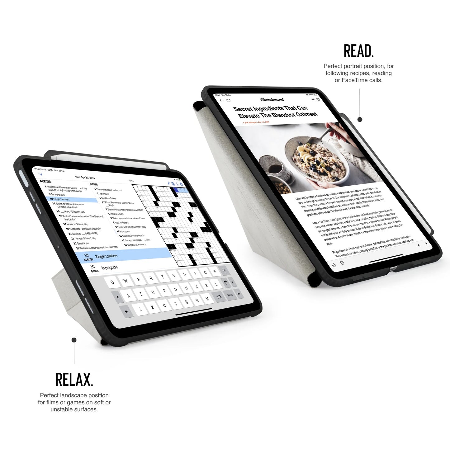 Kryt na iPad Air 13" Pipetto Origami No3 Pencil Case - černý - iSTYLE CZ