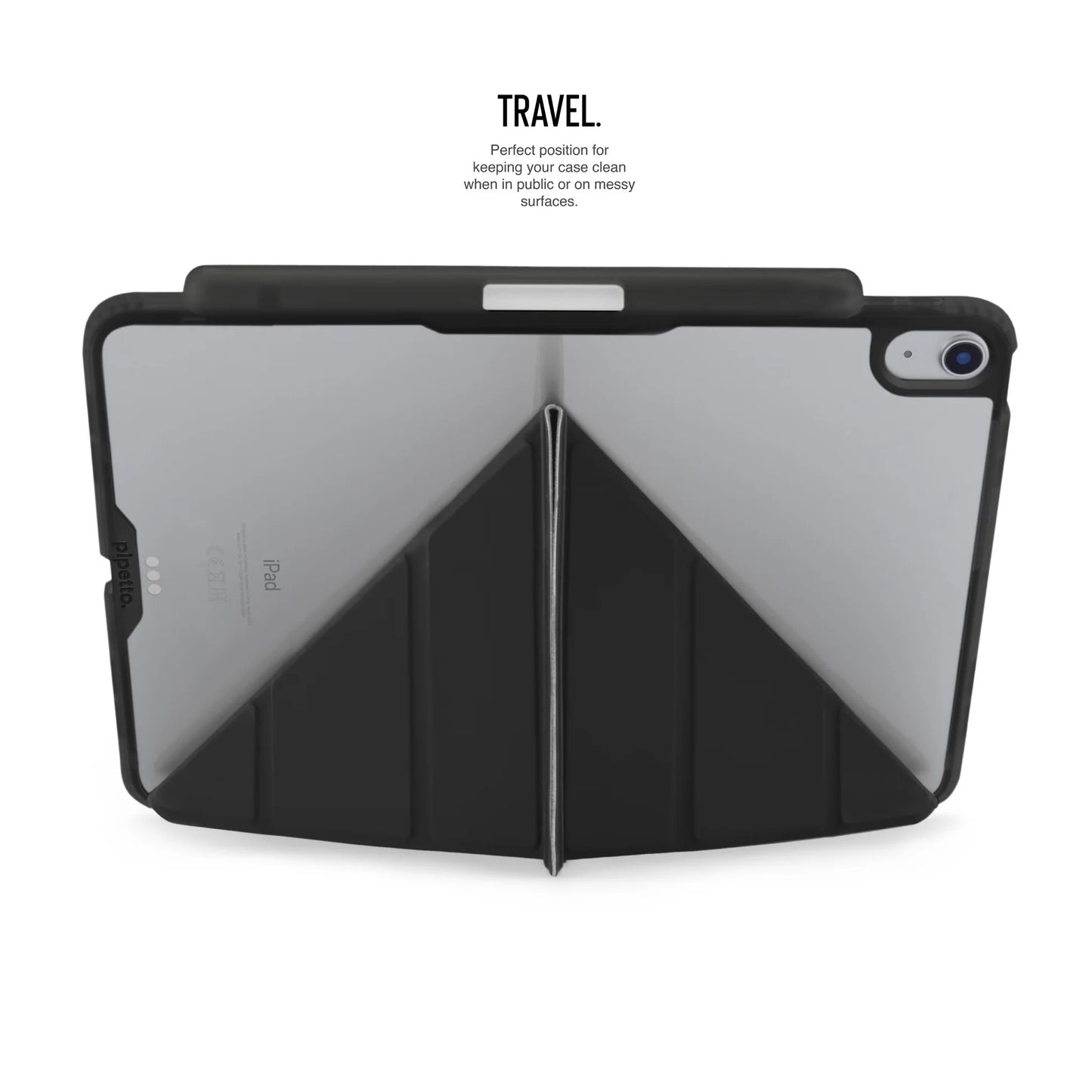 Kryt na iPad Air 13" Pipetto Origami No3 Pencil Case - černý - iSTYLE CZ
