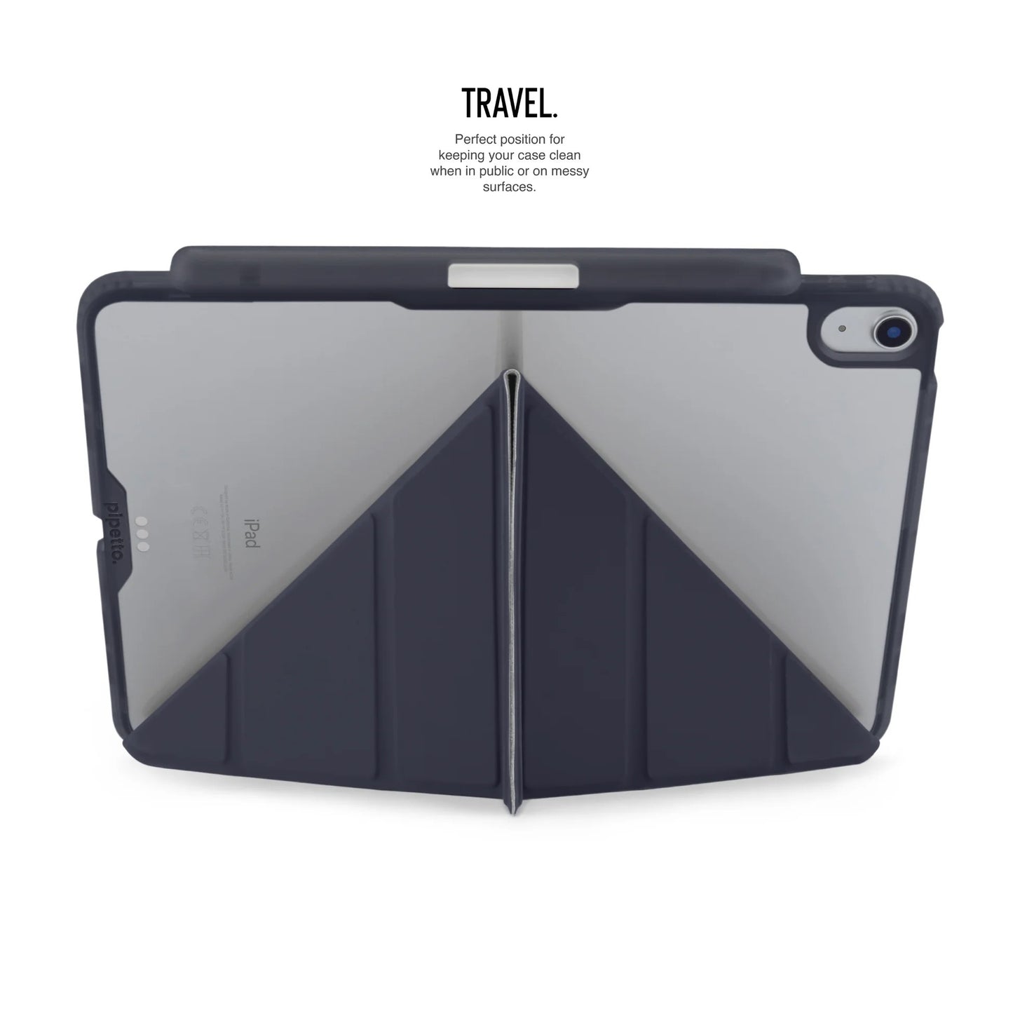 Kryt na iPad Air 13" Pipetto Origami No3 Pencil Case - tmavě modrý - iSTYLE CZ