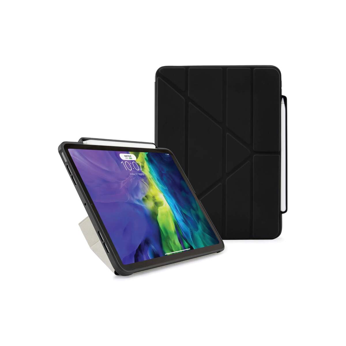 Kryt na iPad Air Pipetto Origami No3 Pencil Case - černý - iSTYLE CZ