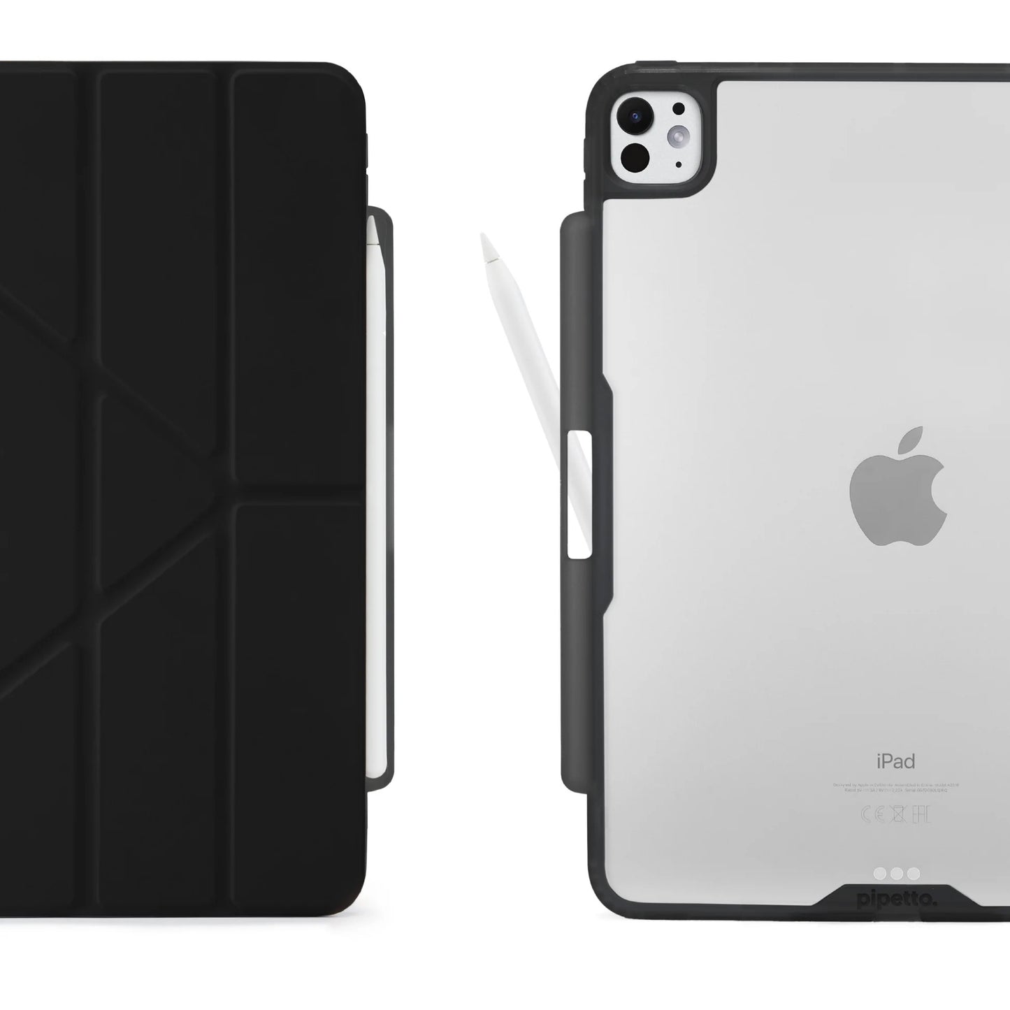 Kryt na iPad Pro 13" Pipetto Origami No3 Pencil Case - černý - iSTYLE CZ