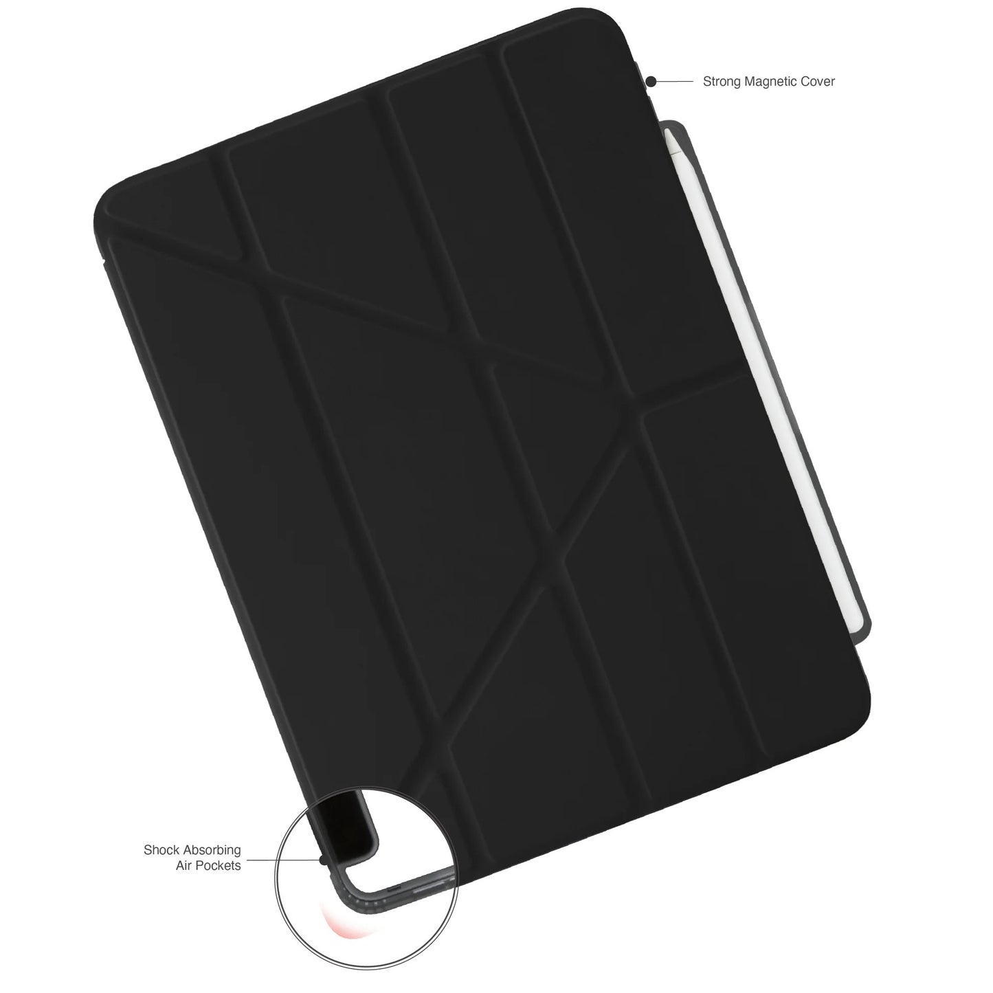 Kryt na iPad Pro 11" Pipetto Origami No3 Pencil Case - tmavě modrý - iSTYLE CZ