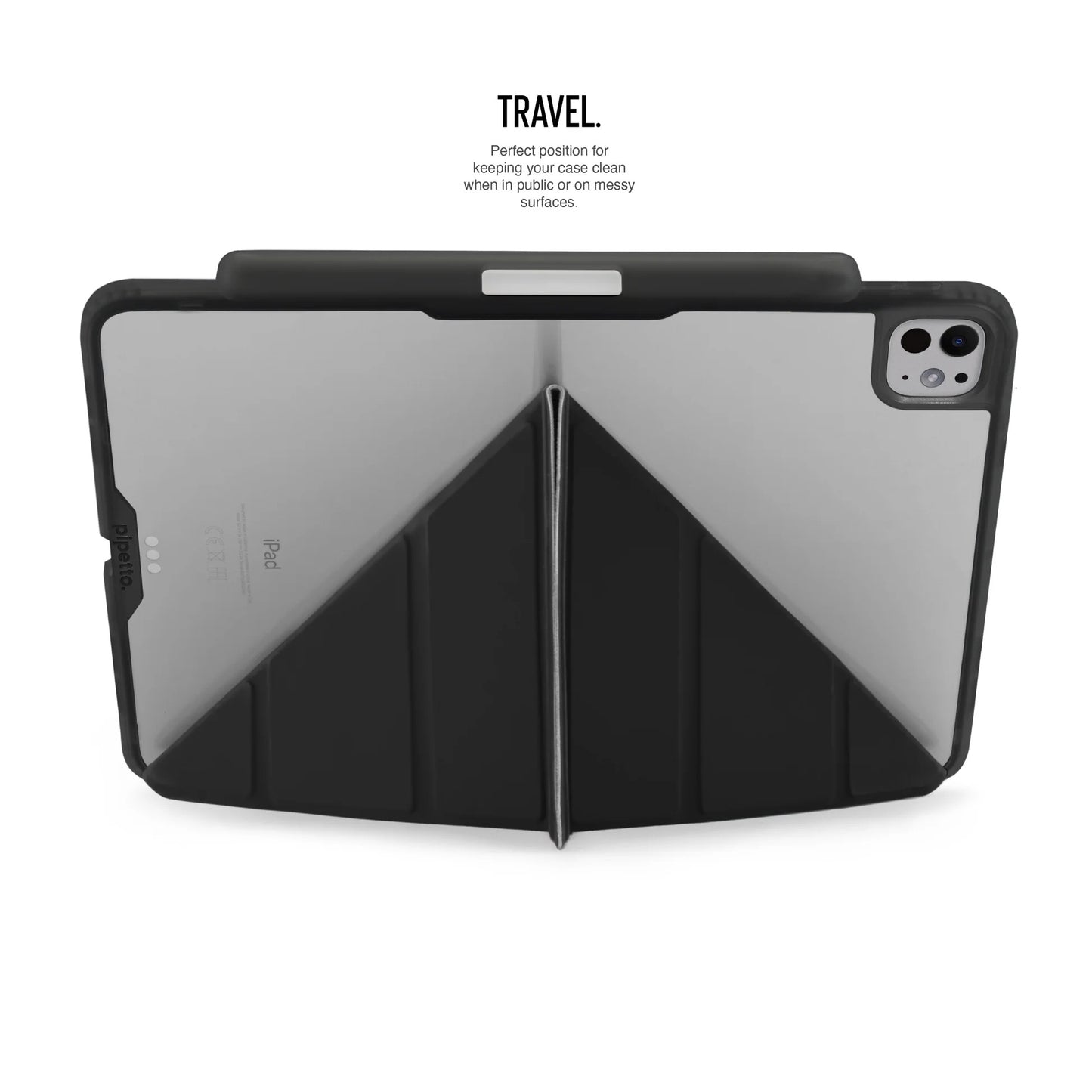 Kryt na iPad Pro 11" Pipetto Origami No3 Pencil Case - černý - iSTYLE CZ