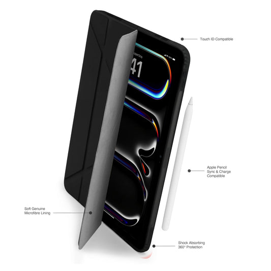 Kryt na iPad Pro 13" Pipetto Origami No1 Original Case - černý - iSTYLE CZ