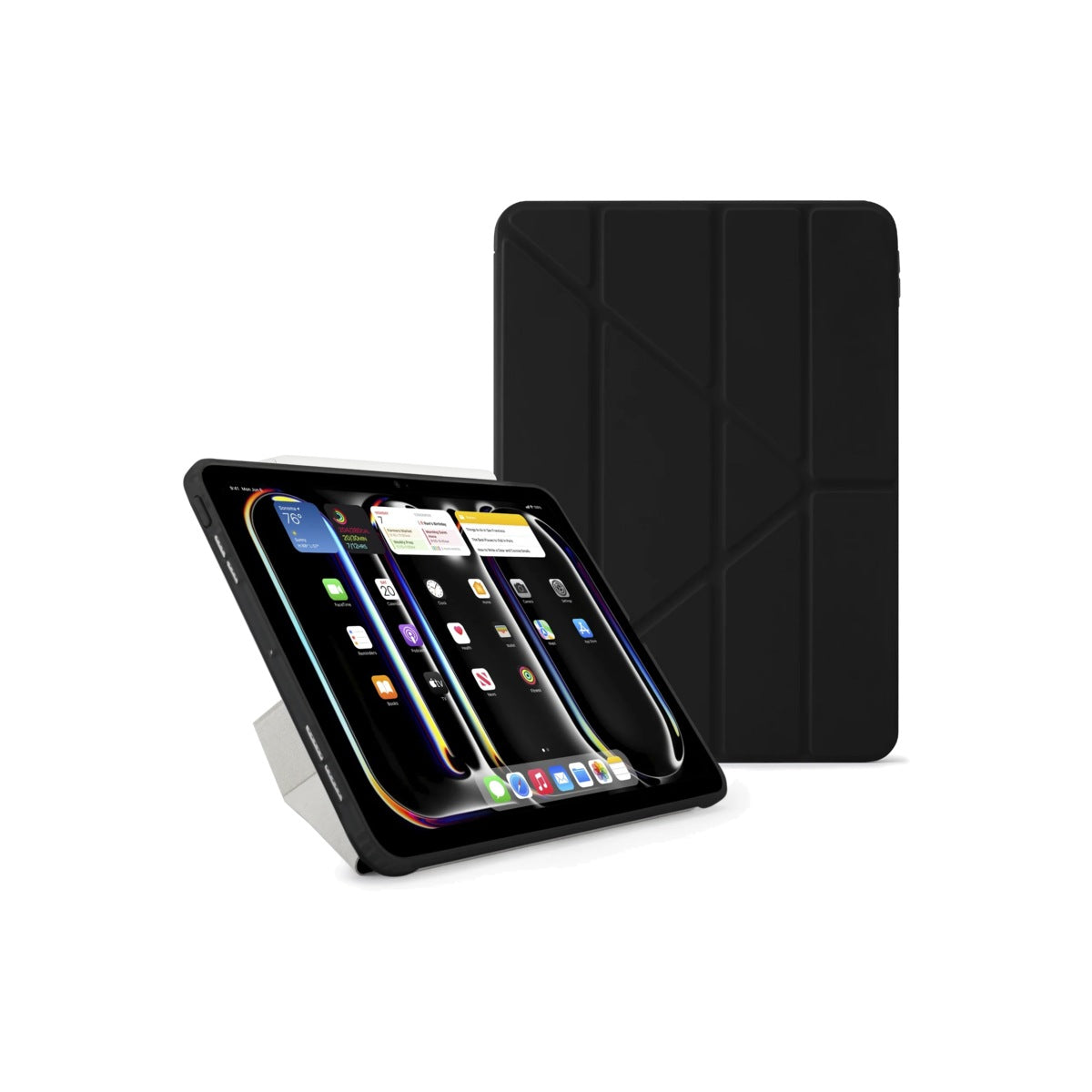 Kryt na iPad Pro 13" Pipetto Origami No1 Original Case - černý - iSTYLE CZ