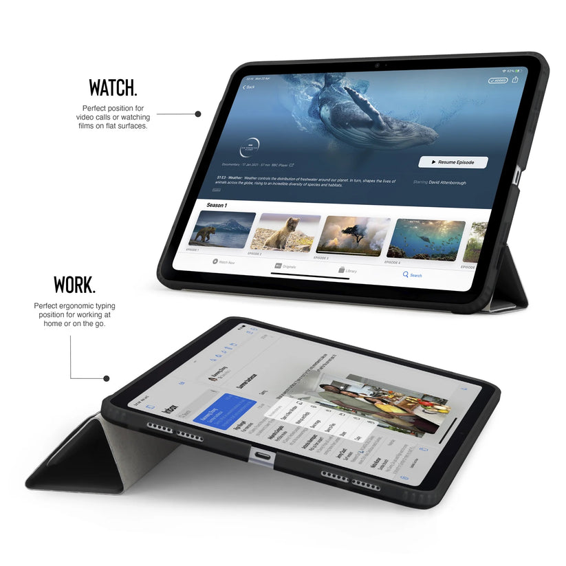 Kryt na iPad Pro 13" Pipetto Origami No1 Original Case - černý - iSTYLE CZ