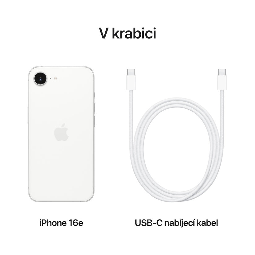 Apple iPhone 16e 128GB - bílý (otevřený) - iSTYLE CZ