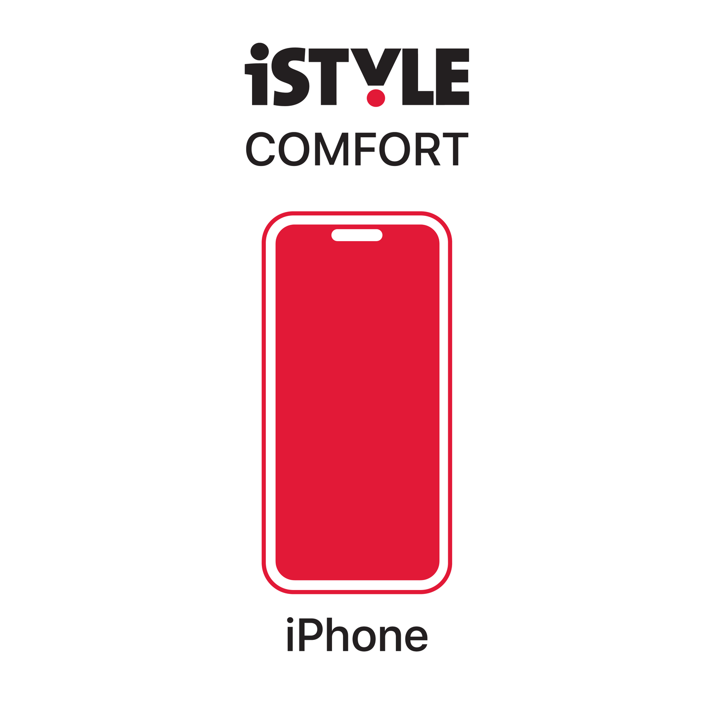 iSTYLE Comfort s 3D+ ochranným sklem na iPhone 6 Plus / 6S Plus / 7 Plus / 8 Plus - bílé