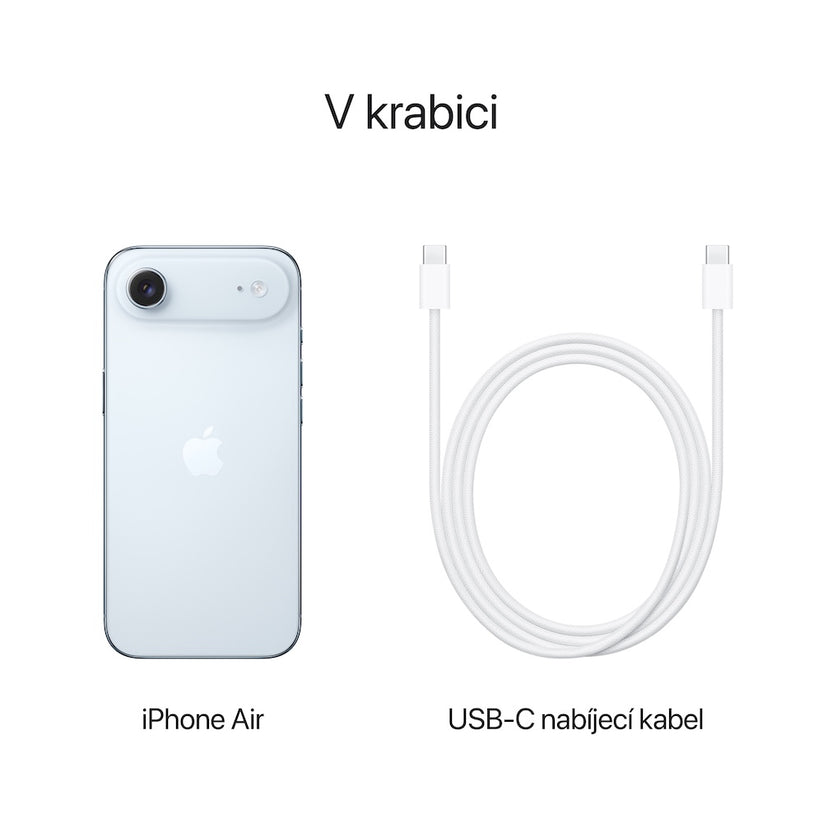 Apple iPhone Air 512GB - blankytně modrý (otevřený) - iSTYLE.cz