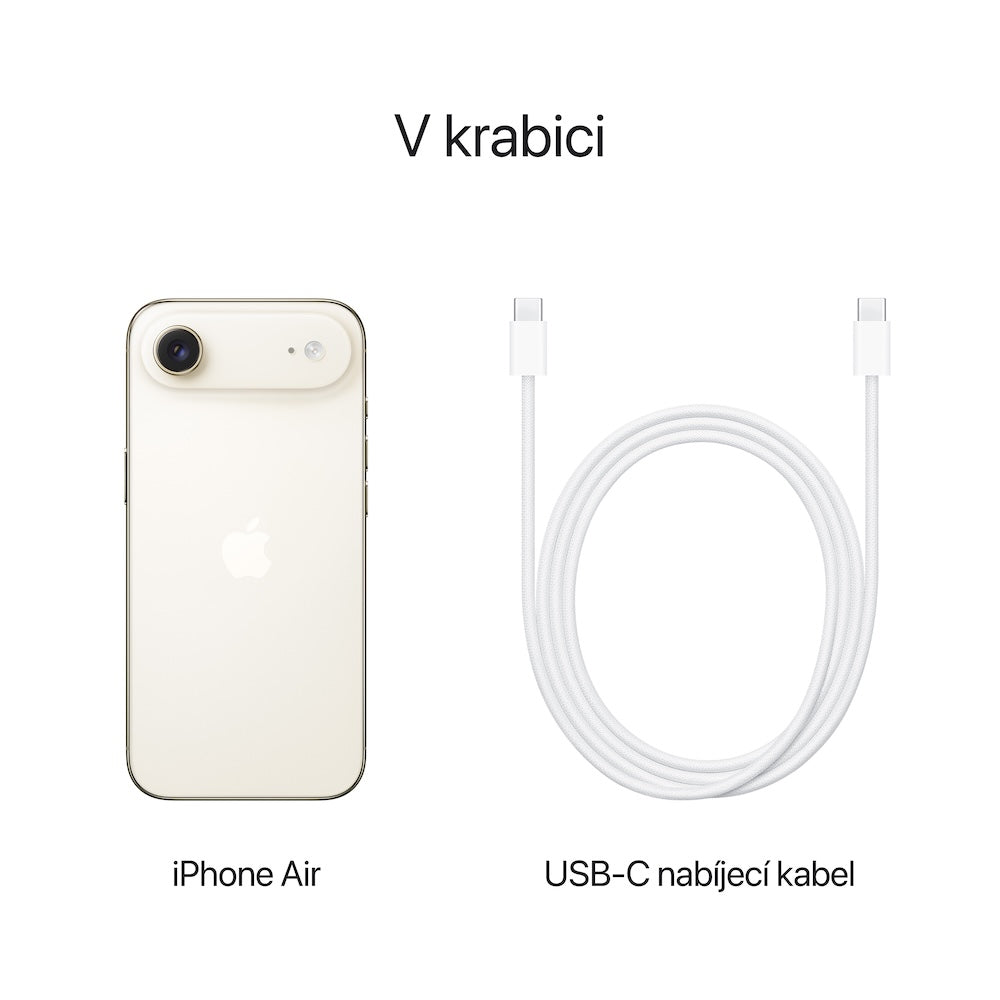 Apple iPhone Air 512GB - světle zlatý (otevřený) - iSTYLE.cz