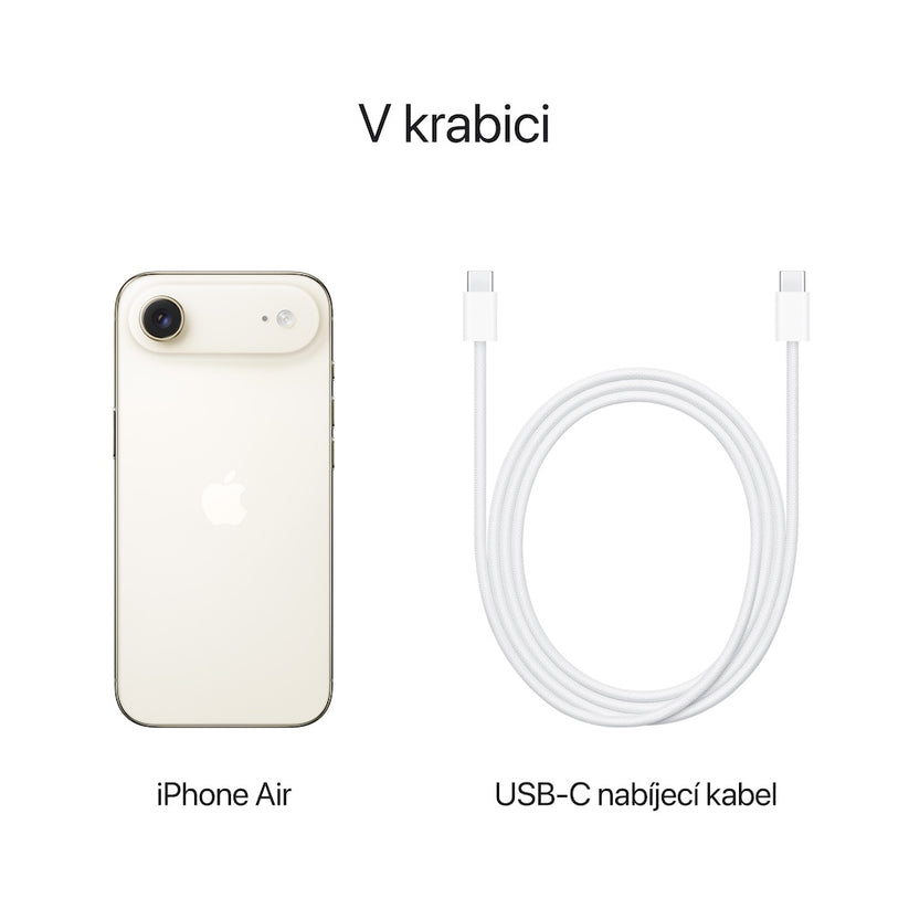 Apple iPhone Air 512GB - světle zlatý (otevřený) - iSTYLE.cz