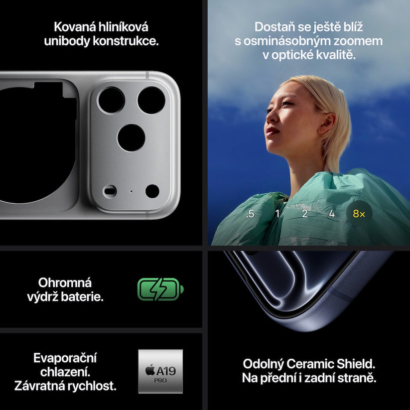 Apple iPhone 17 Pro Max 512GB - temně modrý (otevřený) - iSTYLE.cz