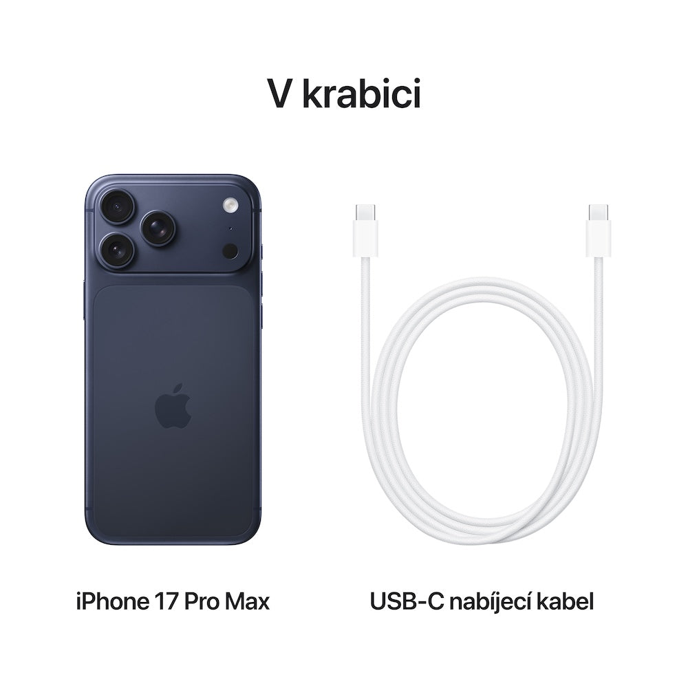 Apple iPhone 17 Pro Max 2TB - temně modrý (otevřený) - iSTYLE.cz