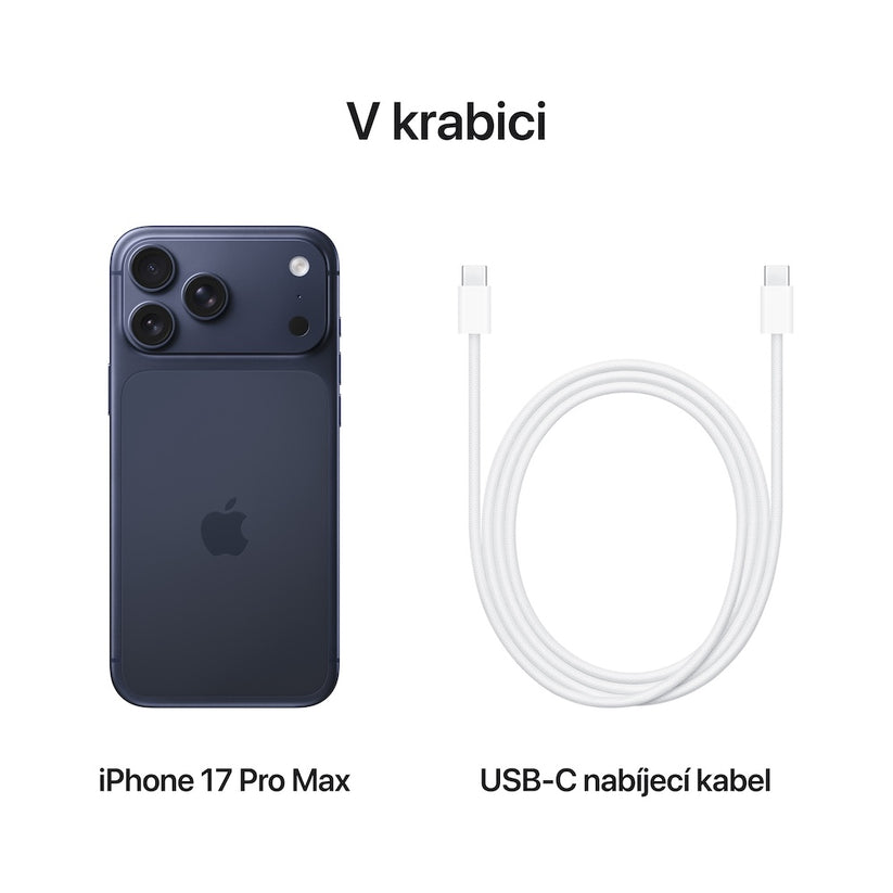 Apple iPhone 17 Pro Max 2TB - temně modrý (otevřený) - iSTYLE.cz