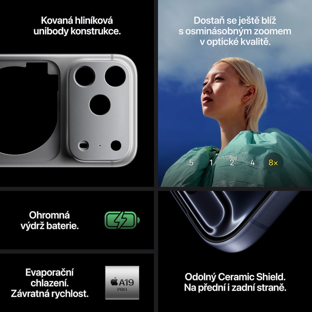 Apple iPhone 17 Pro 256GB - kosmicky oranžový (renovovaný) - iSTYLE.cz