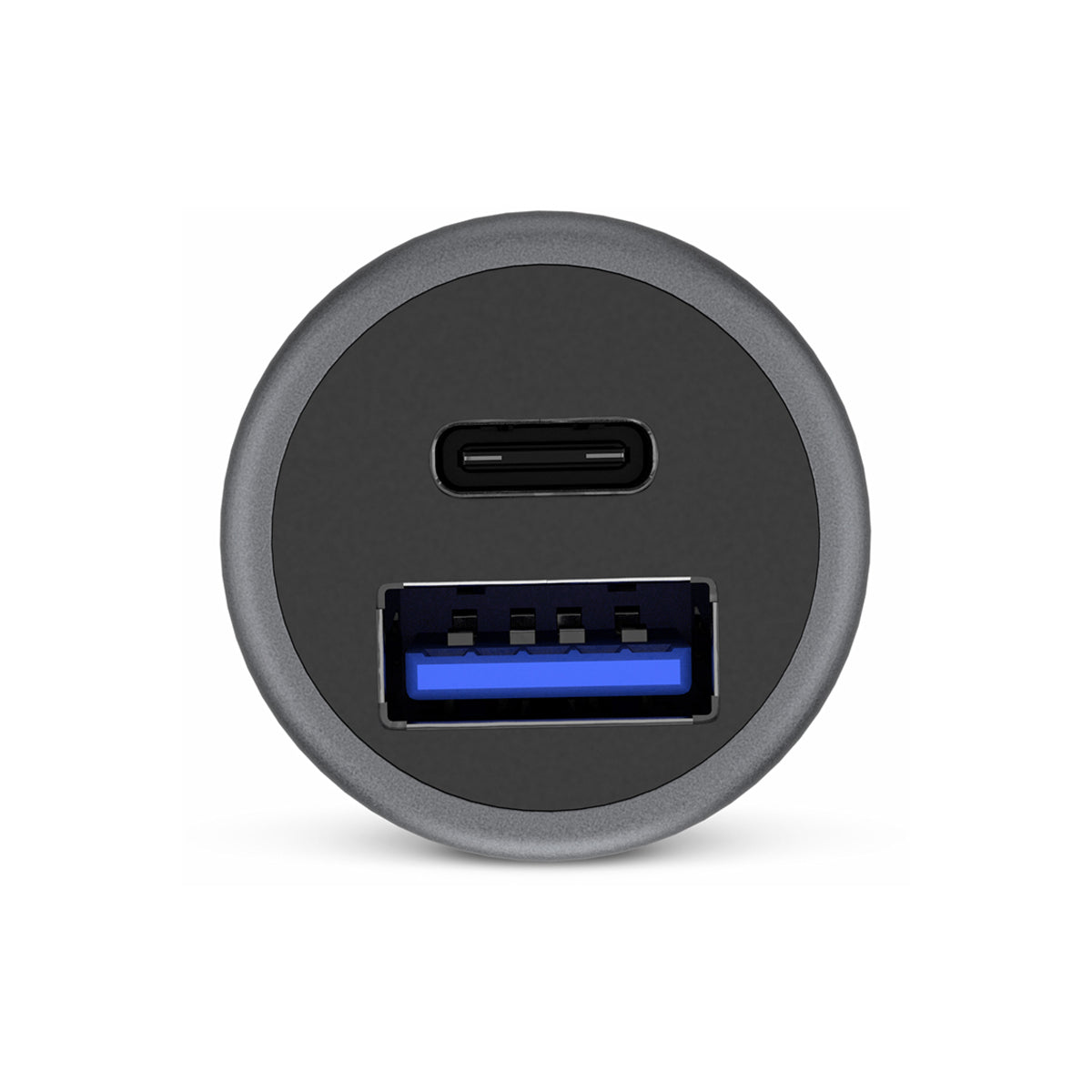 Duální nabíječka do auta iSTYLE 38W Pro Car Charger - vesmírně šedý - iSTYLE CZ