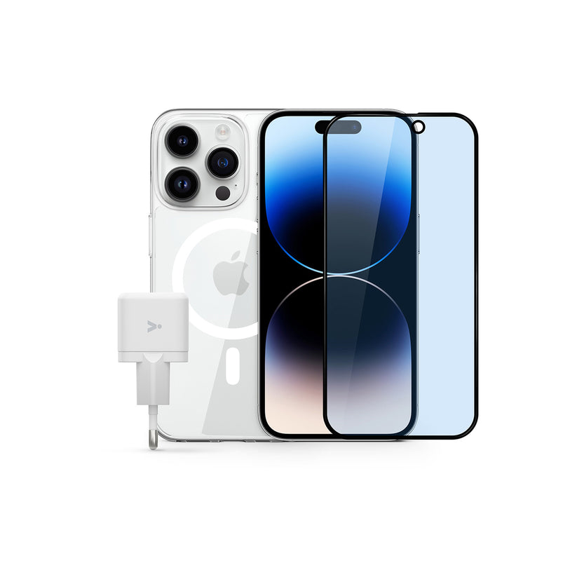 Základní balíček k iPhone 17 iSTYLE COMFORT (sklo na displej, ochranný kryt, 20W adaptér) - iSTYLE CZ