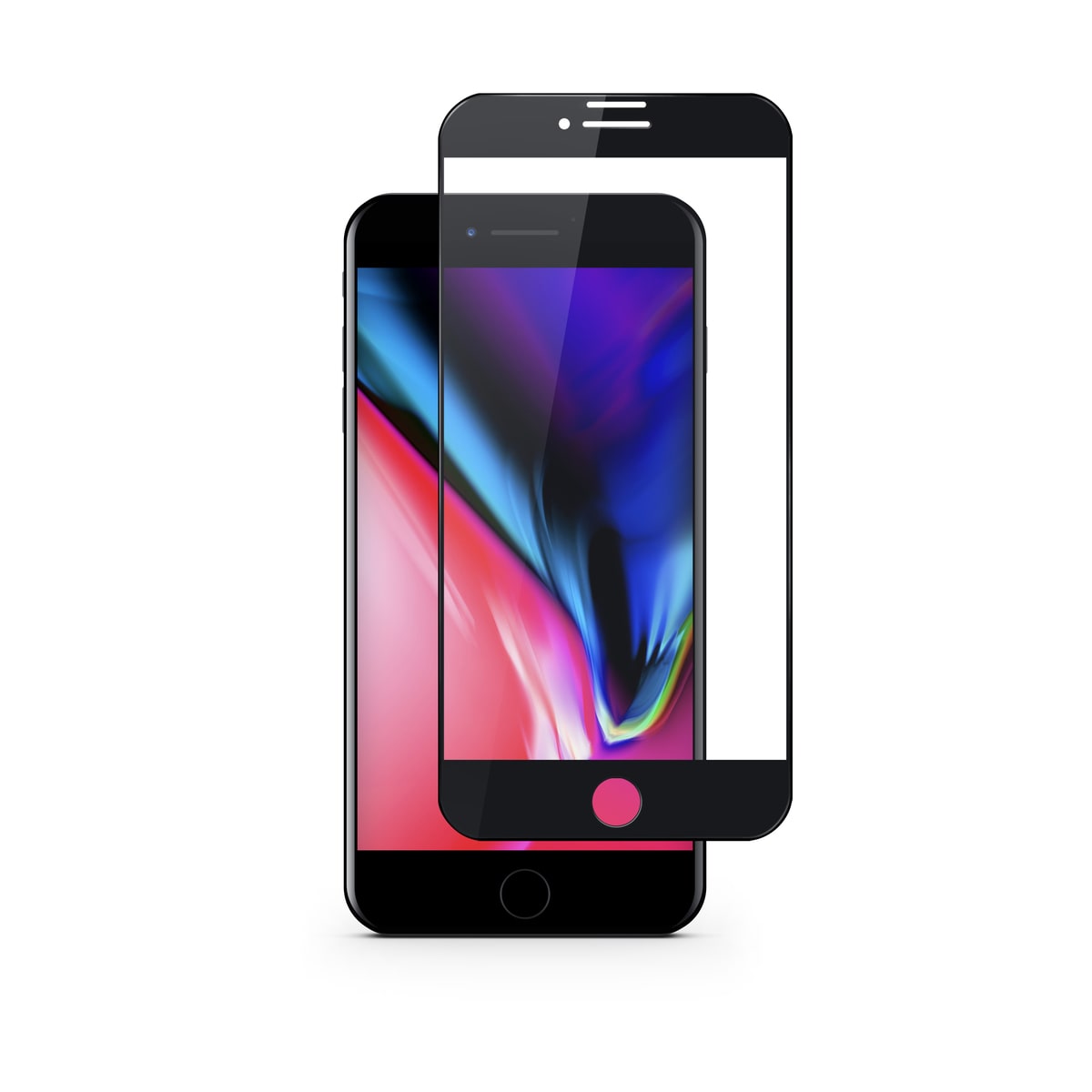 Ochranné sklo iSTYLE 3D+ GLASS iPhone 6 Plus / 6s Plus / 7 Plus / 8 Plus - černé - iSTYLE CZ