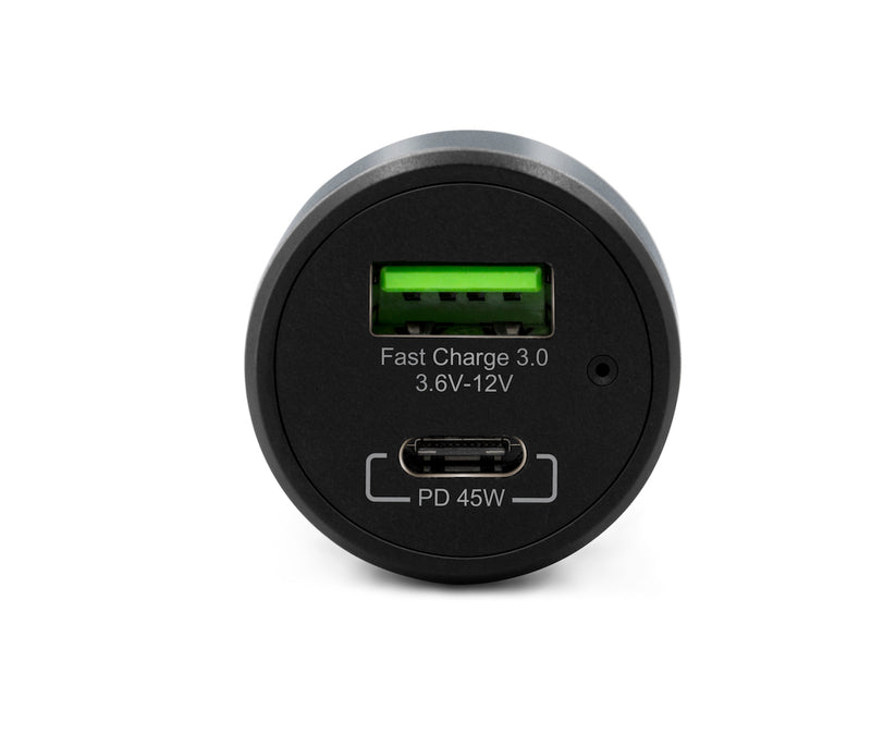 Nabíjecí adaptér do auta iSTYLE 45W PD - vesmírně černý - iSTYLE CZ