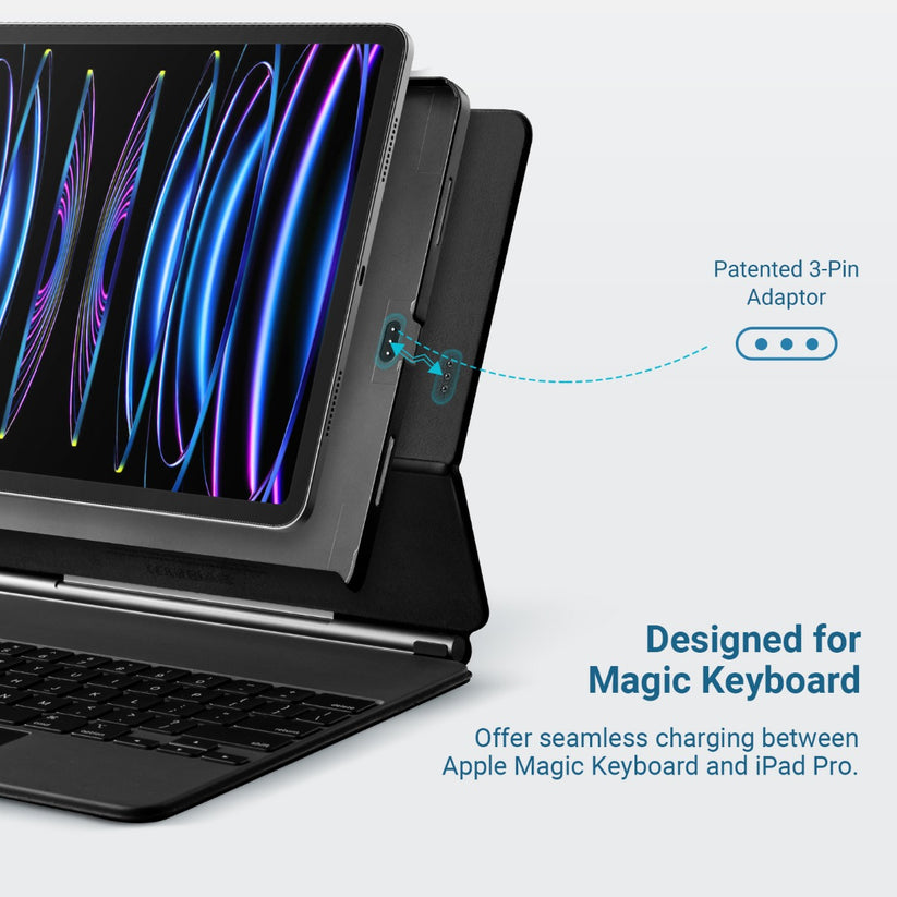 Kryt na iPad Pro 12,9" (22/21) Pitaka MagEZ 2 - černý - iSTYLE CZ