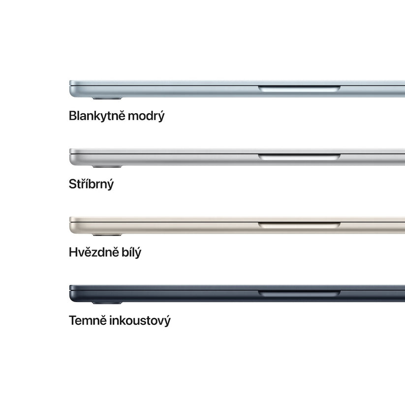 MacBook Air 13,6", Apple M4 10jádrové CPU, 8jádrové GPU, 16GB, 256GB SSD, CZ - blankytně modrý (otevřený) - iSTYLE.cz