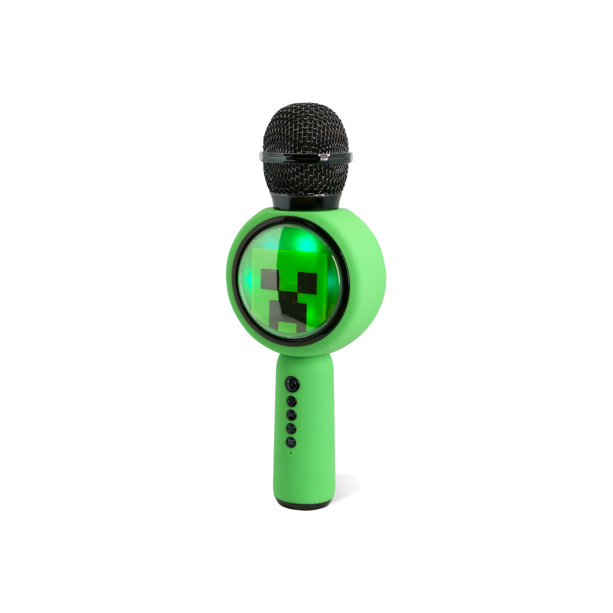 Bezdrátový dětský mikrofon OTL PopSing LED Minecraft - iSTYLE CZ