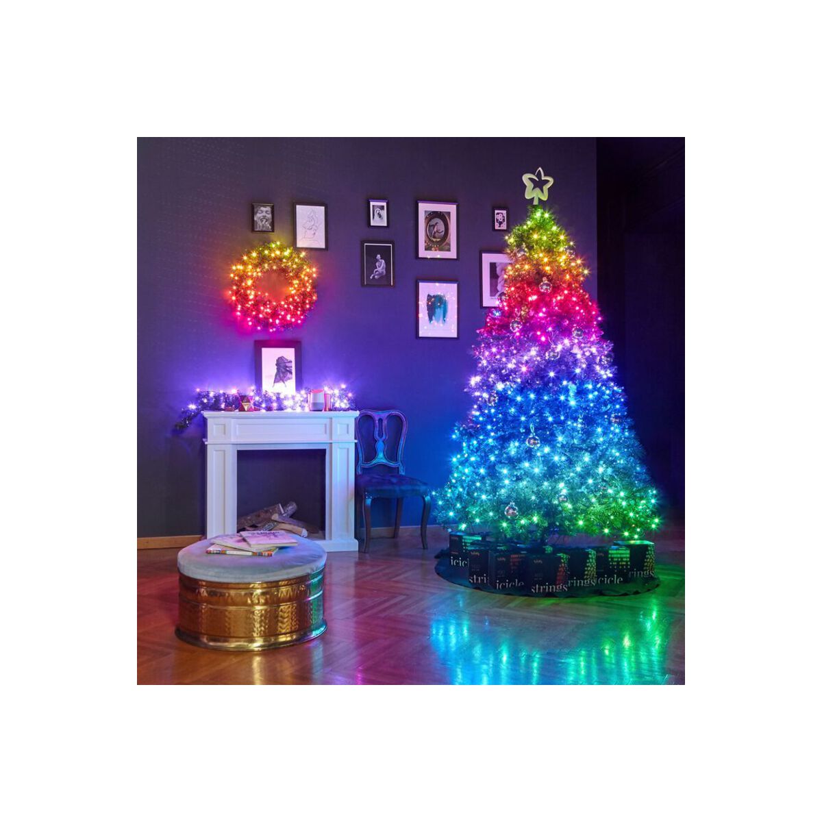 Chytré LED osvětlení na stromeček Twinkly Strings 100 diod 8m - vícebarevné - iSTYLE CZ