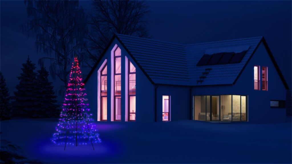 Světelný strom Twinkly Tree 1000 diod 6m - vícebarevný/bílý - iSTYLE CZ