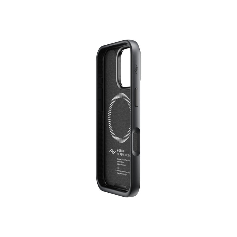 Kryt pro iPhone 16 Pro Peak Design Mobile Everyday Fabric Case - tmavě šedý - iSTYLE CZ