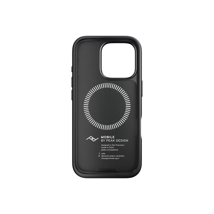 Kryt pro iPhone 16 Pro Peak Design Mobile Everyday Clarino Case - černý - iSTYLE CZ