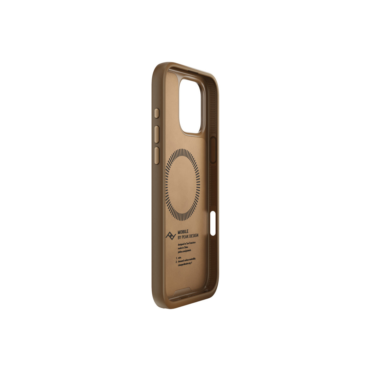 Kryt pro iPhone 16 Pro Max Peak Design Mobile Everyday Clarino Case - světle hnědý - iSTYLE CZ