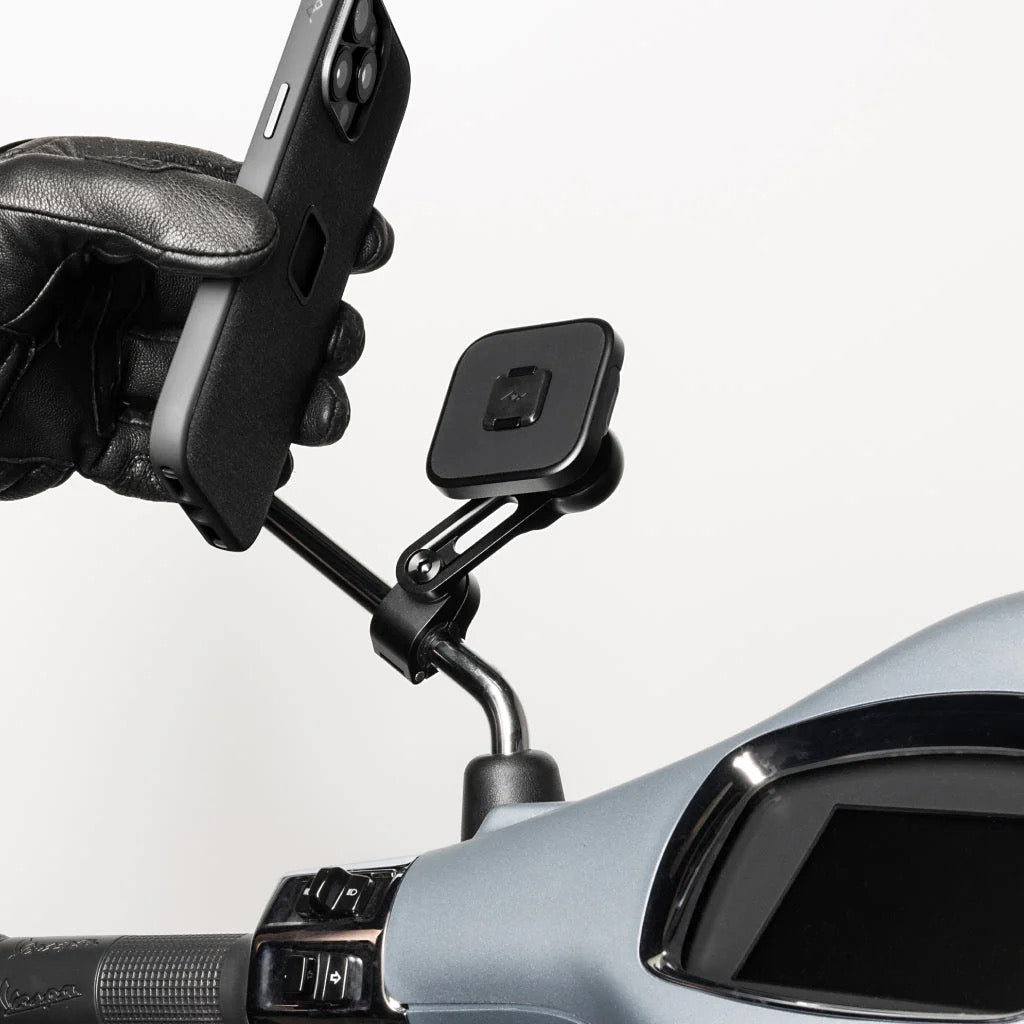 Držák s pojistkou na zrcátka Peak Design Mobile Motorcycle Mirror Mount - černý - iSTYLE CZ
