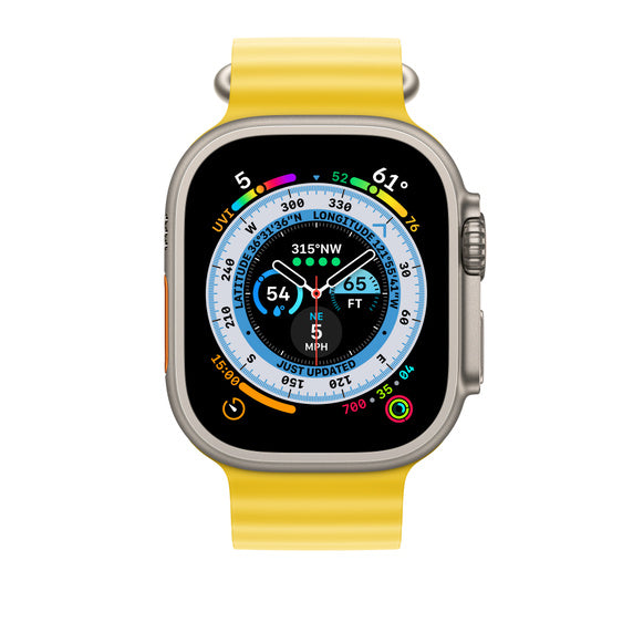 Apple 49mm žluté prodloužení Oceánského řemínku - iSTYLE CZ
