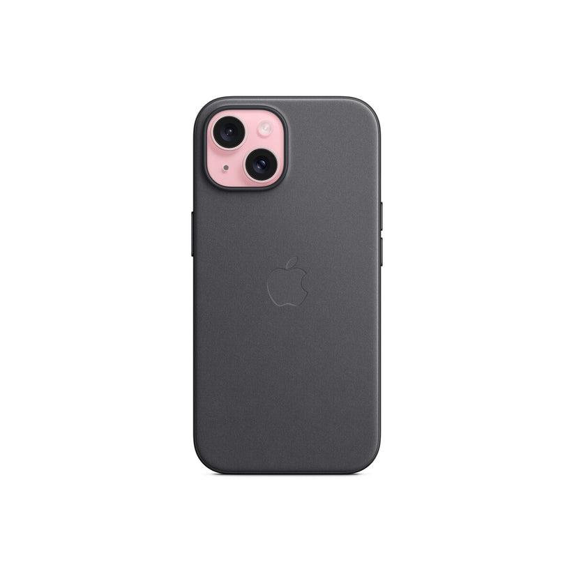 Apple kryt z tkaniny FineWoven s MagSafe na iPhone 15 – černý - iSTYLE CZ