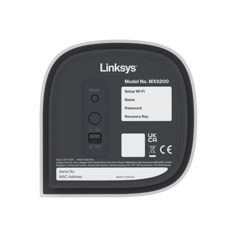 Router Linksys Velop MX6201 Tri-Band Mesh WiFi 6E - 2 ks - iSTYLE CZ