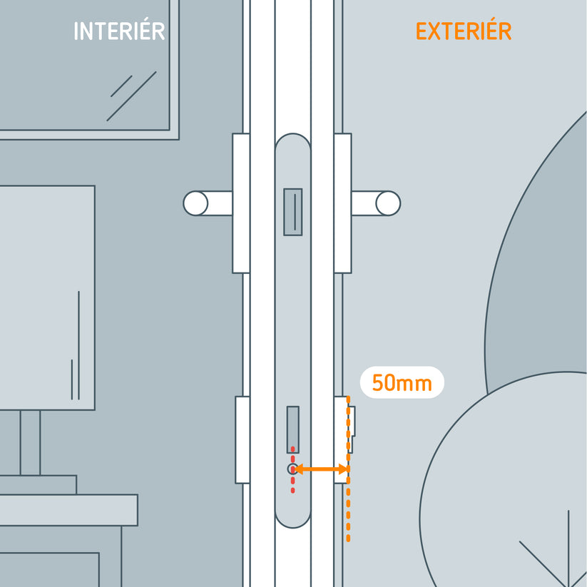 Smart zámek a klíče Netatmo Doorlock - prodloužení 50 mm - iSTYLE CZ