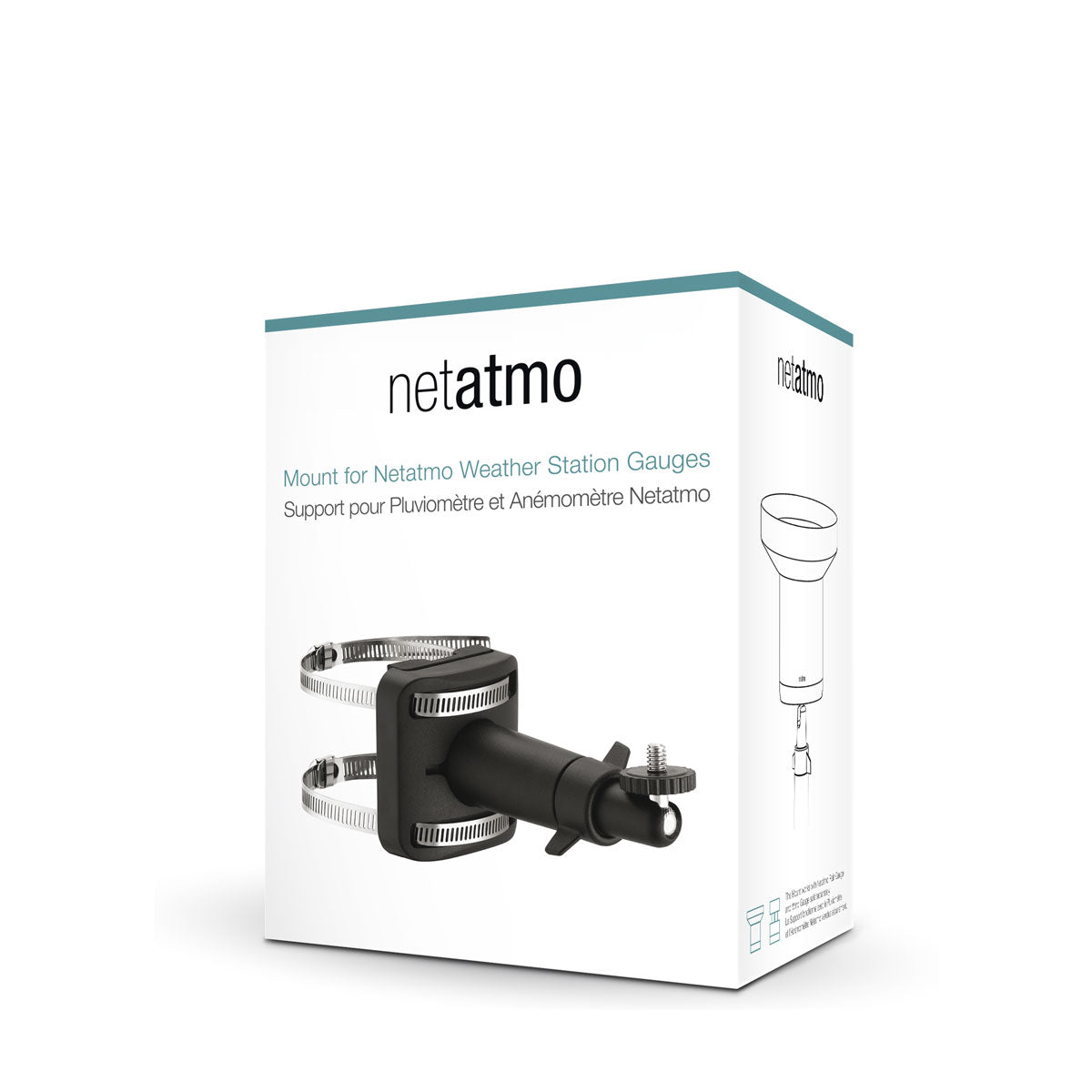 Netatmo držák pro srážkoměr a anemometr - černý - iSTYLE CZ