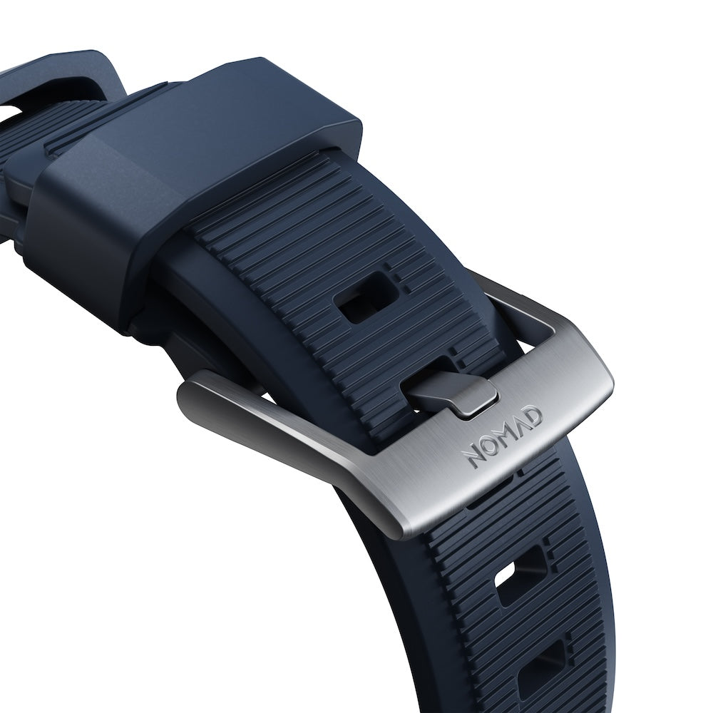 Řemínek pro Apple Watch 42/44/45/49 mm Nomad Rugged Strap - modrý - iSTYLE CZ