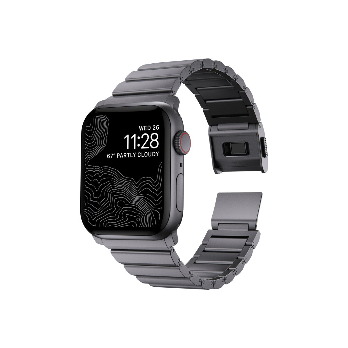 Hliníkový řemínek pro Apple Watch Nomad - vesmírně šedý - iSTYLE CZ