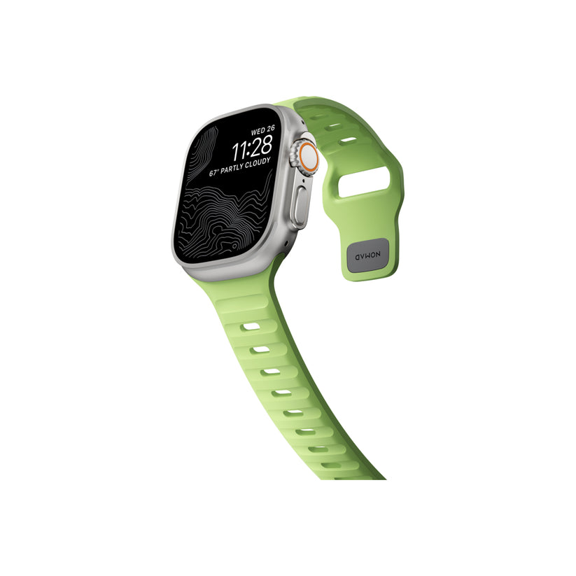 Řemínek pro Apple Watch 42/44/45/49 mm Nomad Sport Strap Glow 2.0 - iSTYLE CZ
