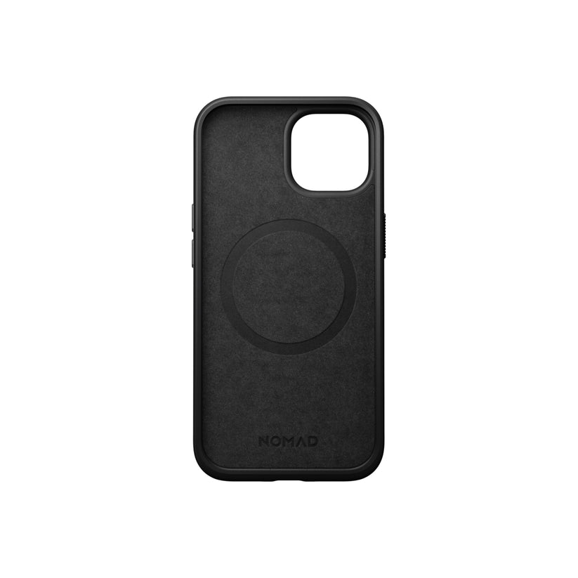 Kožený kryt pro iPhone 15 Plus Nomad Modern - černý - iSTYLE CZ
