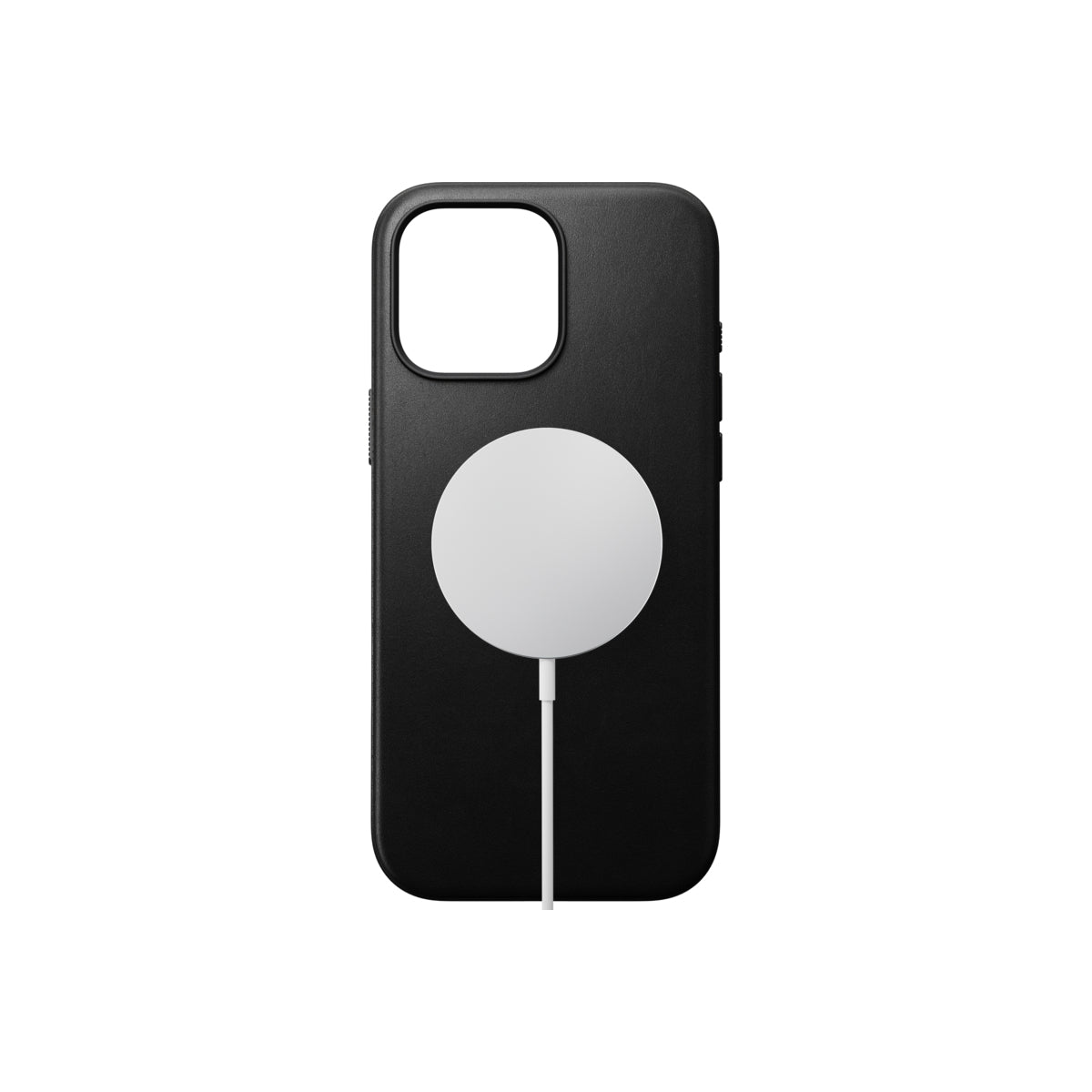 Kožený kryt pro iPhone 16 Pro Max Nomad Modern - černý - iSTYLE CZ
