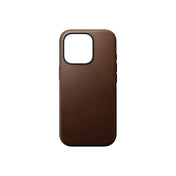 Kožený kryt pro iPhone 16 Pro Nomad Modern - hnědý - iSTYLE CZ