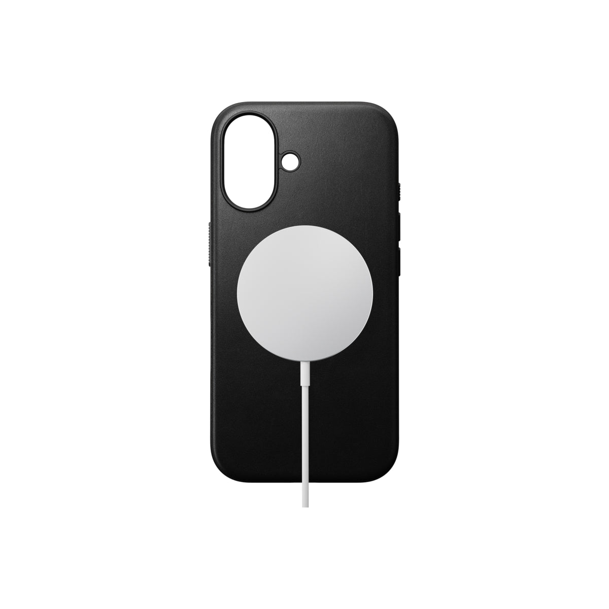 Kožený kryt pro iPhone 16 Nomad Modern - černý - iSTYLE CZ