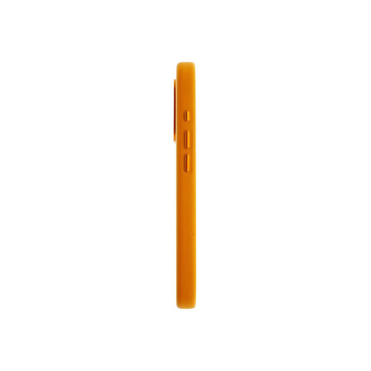 Kožený MagSafe kryt pro iPhone 16 Pro Dviced – oranžový - iSTYLE CZ
