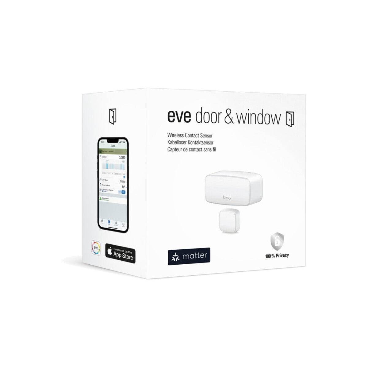 Chytrý bezdrátový senzor k umístění na okno a dveře Eve Door & Window - iSTYLE CZ