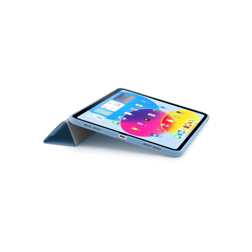 Pouzdro pro iPad 10,9" 2022 Pipetto Origami No1 Original Case - světle modré - iSTYLE CZ