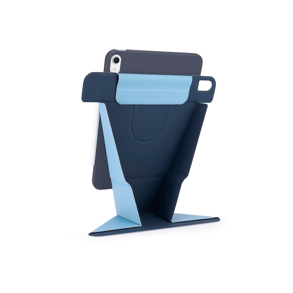 Kryt pro iPad 10,9" (2022) Pipetto Origami No6 Stand Case - modrý - iSTYLE CZ