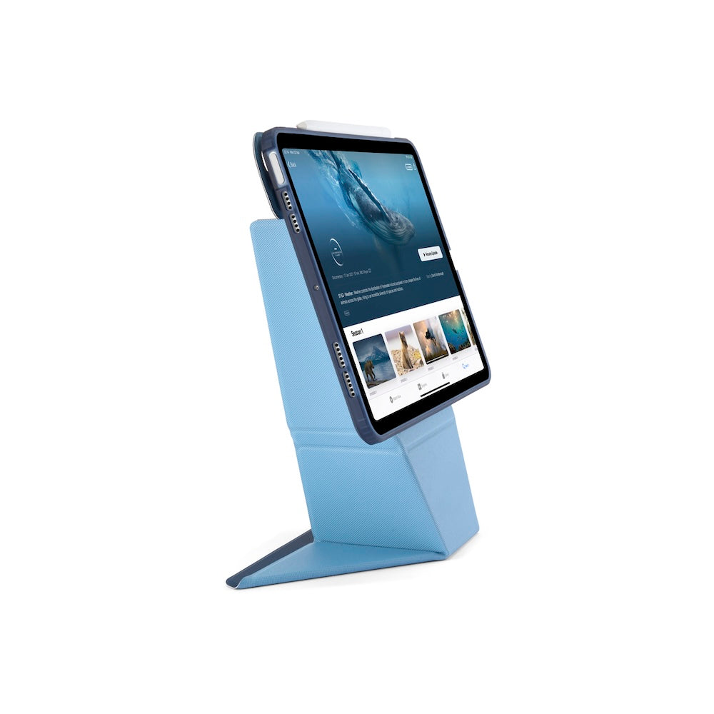Kryt pro iPad 10,9" (2022) Pipetto Origami No6 Stand Case - modrý - iSTYLE CZ